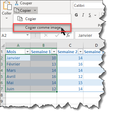 copier comme image